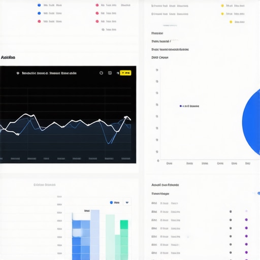 Analytics dashboard displaying local SEO metrics and rankings