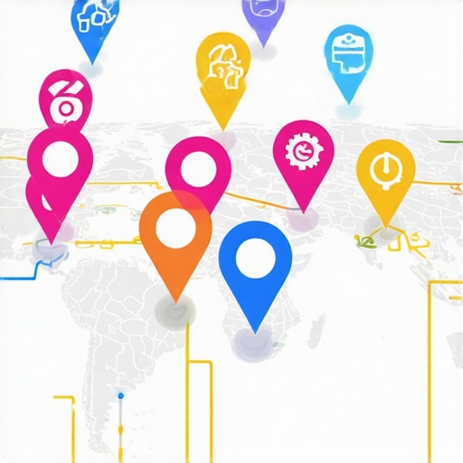 A map illustrating rising local business rankings