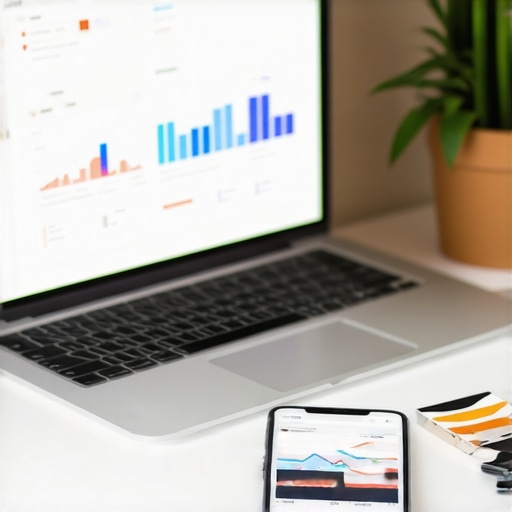 A consultant working on local SEO strategy with Google My Business analytics