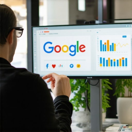 Expert analyzing GMB profile data for ranking improvements.