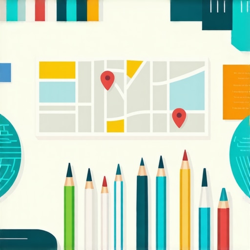 A graphic showing various analytics and audit tools used for maintaining Google My Business rankings