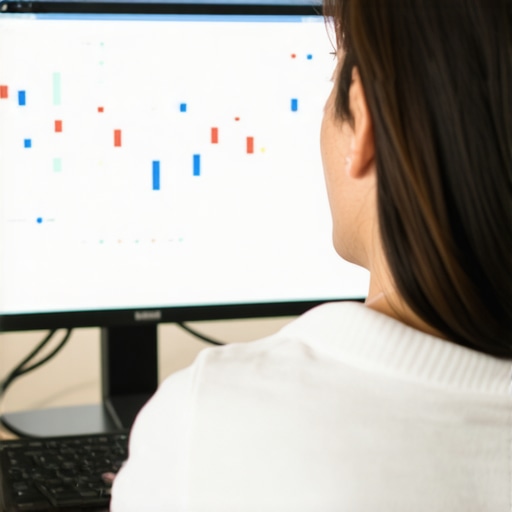 Business owner reviewing analytics and scheduling updates on a laptop showing Google Maps and SEO tools.