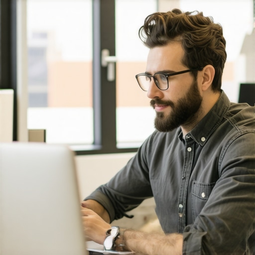 Person analyzing local map rankings on a digital tablet.