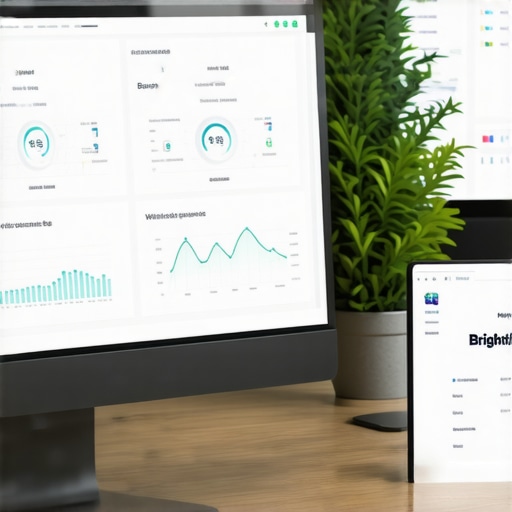 Screenshot of local SEO software dashboards showing rankings and citation data.