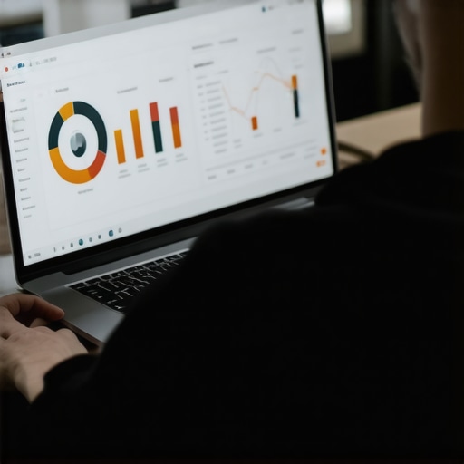 Person managing Google My Business rankings with digital tools